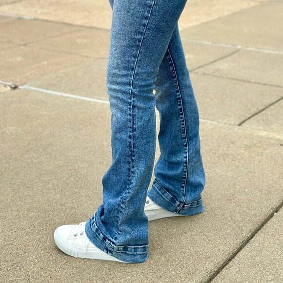 Promise Tummy Control Bootcut Jeans (Size 1/25) - Picture 1 of 7